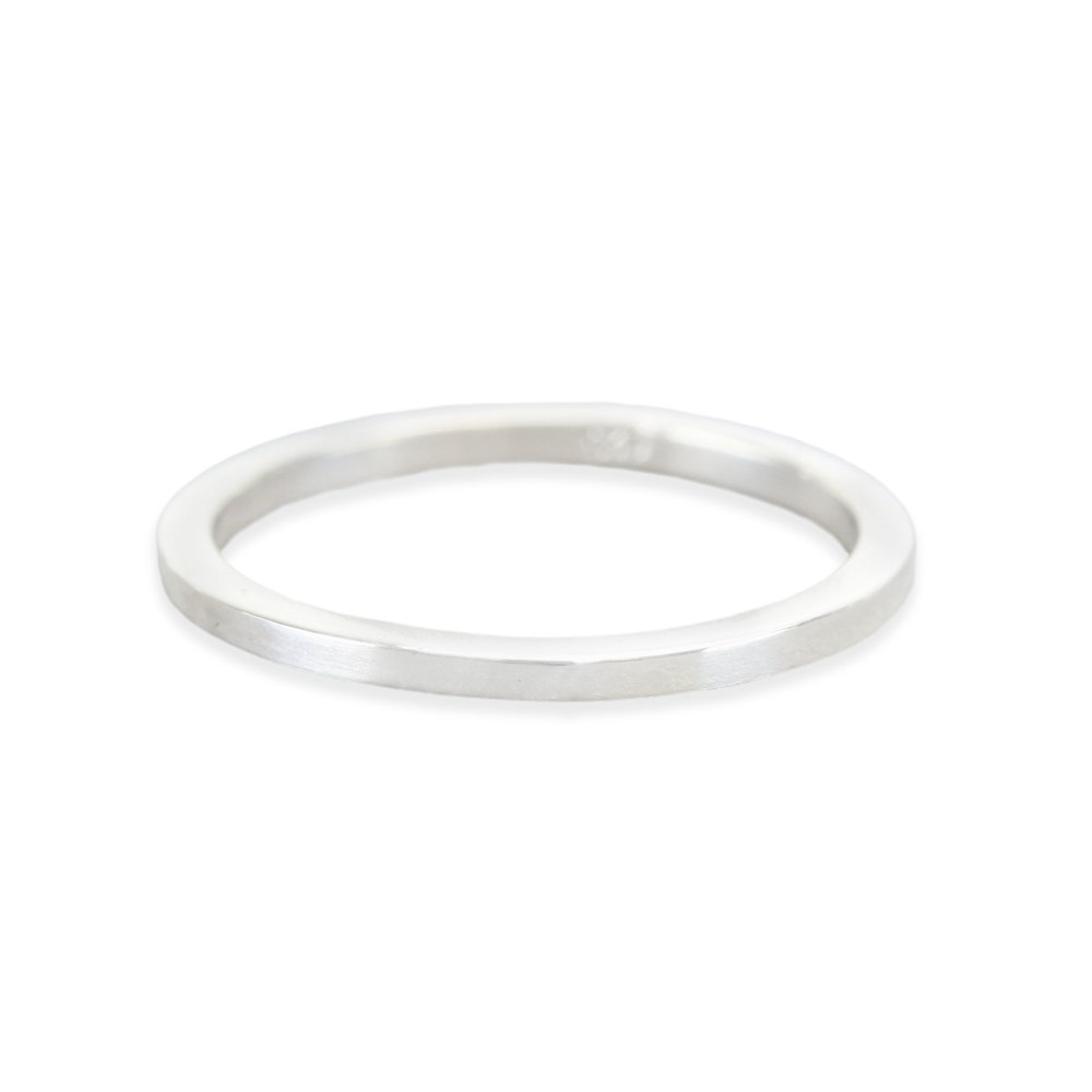 Metal Stamping Blanks Sterling Silver Ring Stamping Blank, 1.5mm Wide, SIZE 7, *PLEASE READ PRODUCT NOTE